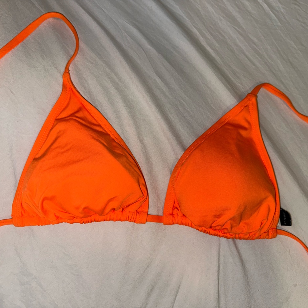BECCA Neon Orange Bikini Top